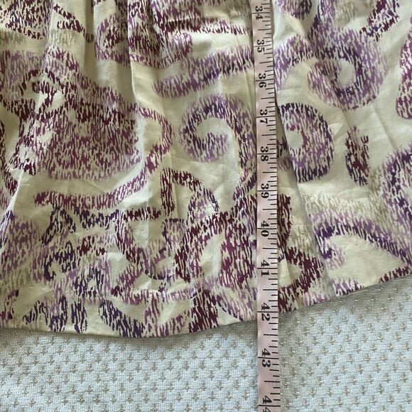 Ann Taylor Loft Dress Womens 10 Pink Pleated A-line Sleeveless Belted - Picture 8 of 10